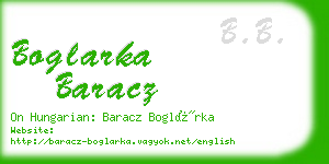 boglarka baracz business card